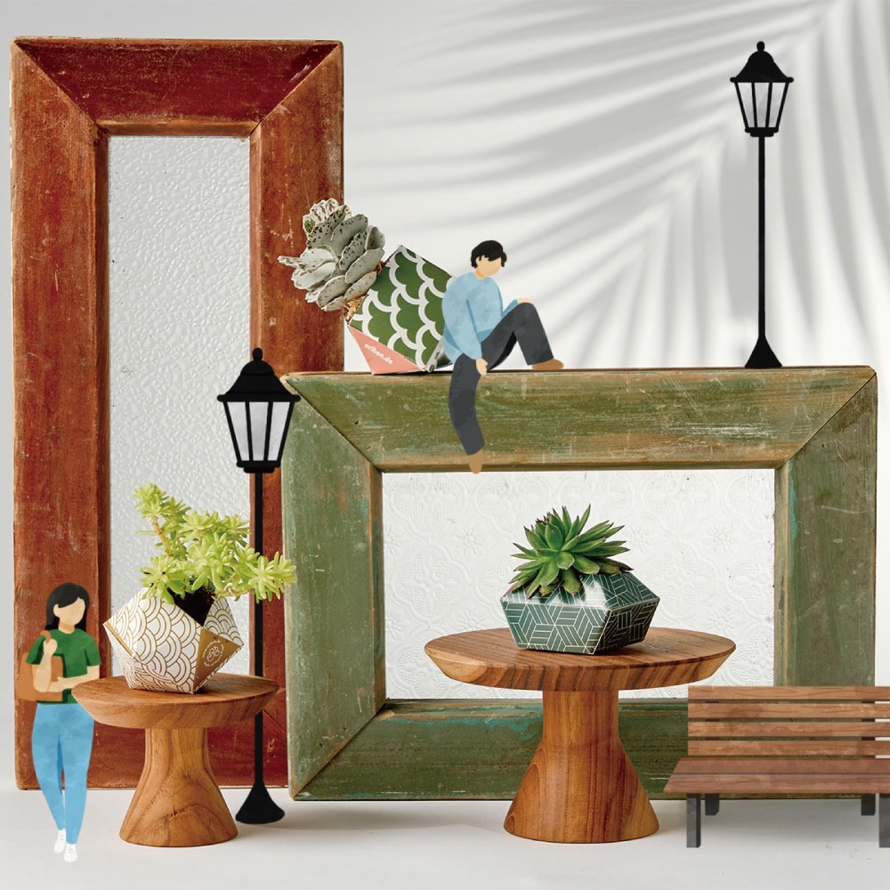 OriBon摺紙盆栽組合：淡雅和風三色-細節圖3