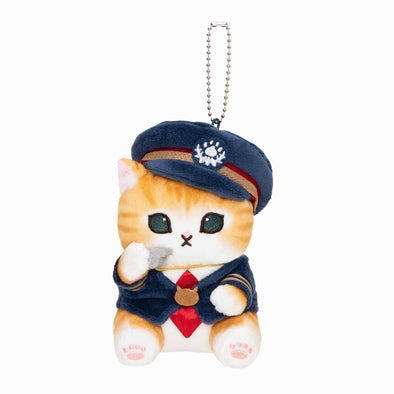 日本商品 現貨 mofusand🚅布偶吊飾🚅東京車站 站長 限定販售 貓福珊迪 娃娃 玩偶