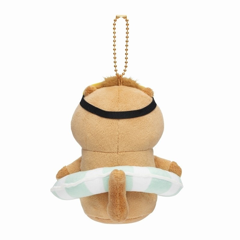日本商品 現貨 小玩笑小水獺🪁泳圈🪁吊飾 布偶 玩偶 娃娃 游泳 蛙鏡 夏天-細節圖2