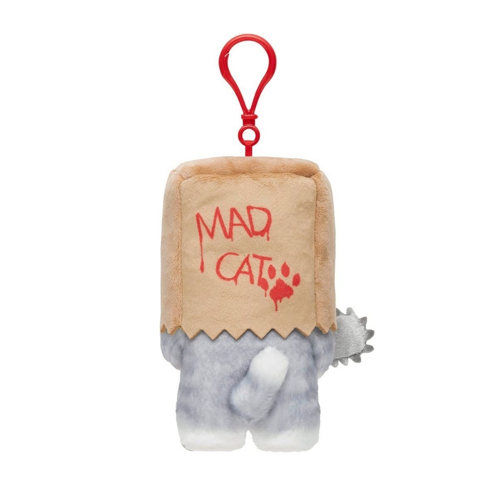 日本商品 現貨 mofusand🍀鏈鋸貓 電鋸 吊飾🍀布偶 玩偶 娃娃 貓福珊迪 鏈鋸人-細節圖4