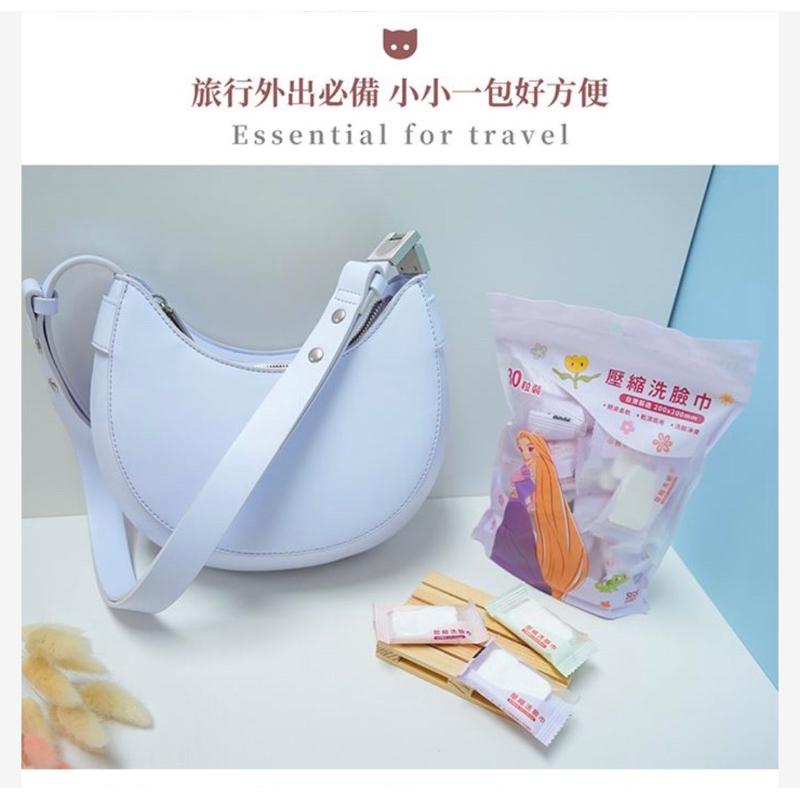 迪士尼公主系列壓縮洗臉巾(30入/包) 旅遊好物 台灣製 出貨包裝隨機-細節圖3