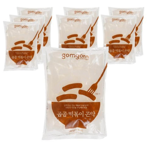 [KR/韓國代購] 預購 gomgom 蒟蒻辣炒年糕條/곰곰 떡볶이 곤약1.44kg