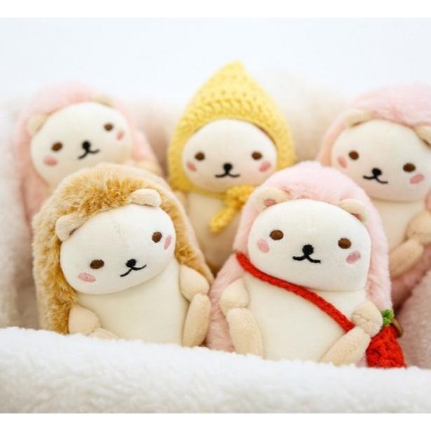 [KR/韓國代購] 預購 MOCHI TOWN 無帽棕色款 刺蝟壓力球  / 모찌타운 고슴도치 스트레스볼-細節圖3