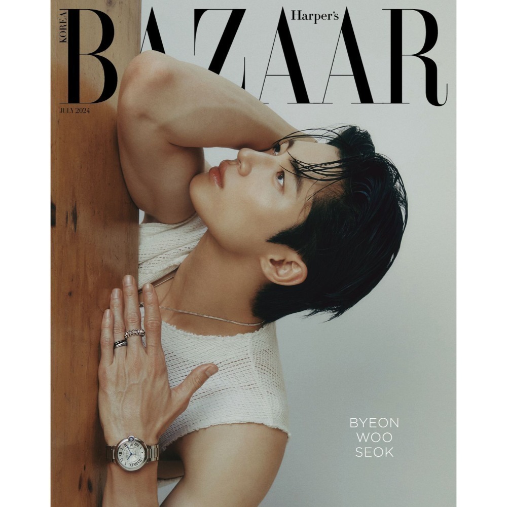 [KR/韓國代購] 預購 邊佑錫 韓版 HARPER`S BAZAAR 七月雜誌 有小卡4張！ 預計7/10開始出貨-規格圖5