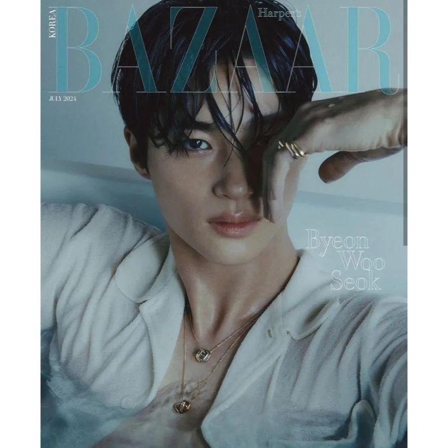 [KR/韓國代購] 預購 邊佑錫 韓版 HARPER`S BAZAAR 七月雜誌 有小卡4張！ 預計7/10開始出貨-規格圖5