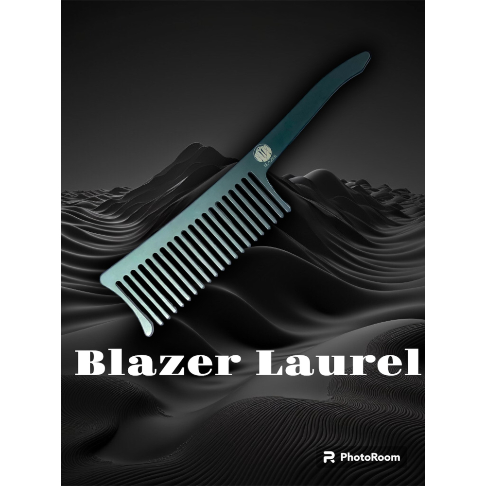 Blazer Laurel_鋁合金梳子_西裝梳子套組_內含1大1小金屬梳子_適合油頭整理及頭皮按摩-細節圖4