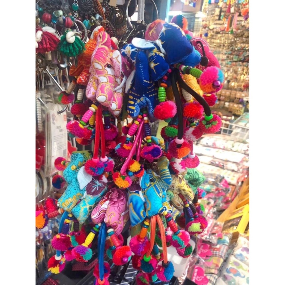 泰國 超可愛🥰鈴鐺🔔大象鑰匙圈-細節圖2