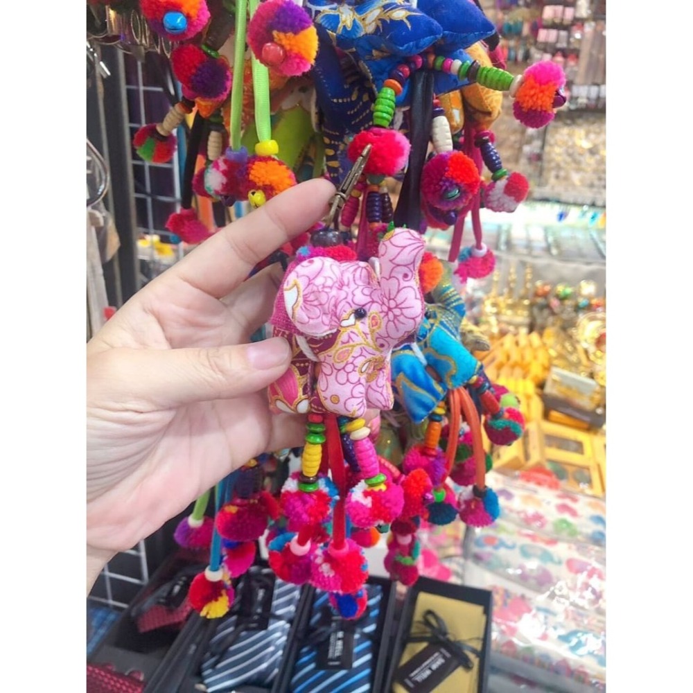 泰國 超可愛🥰鈴鐺🔔大象鑰匙圈-細節圖3