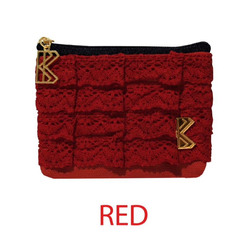 泰國連線🇹🇭BKK大象包-4 LACE SKIRT COIN BAG蕾絲零錢包-細節圖2