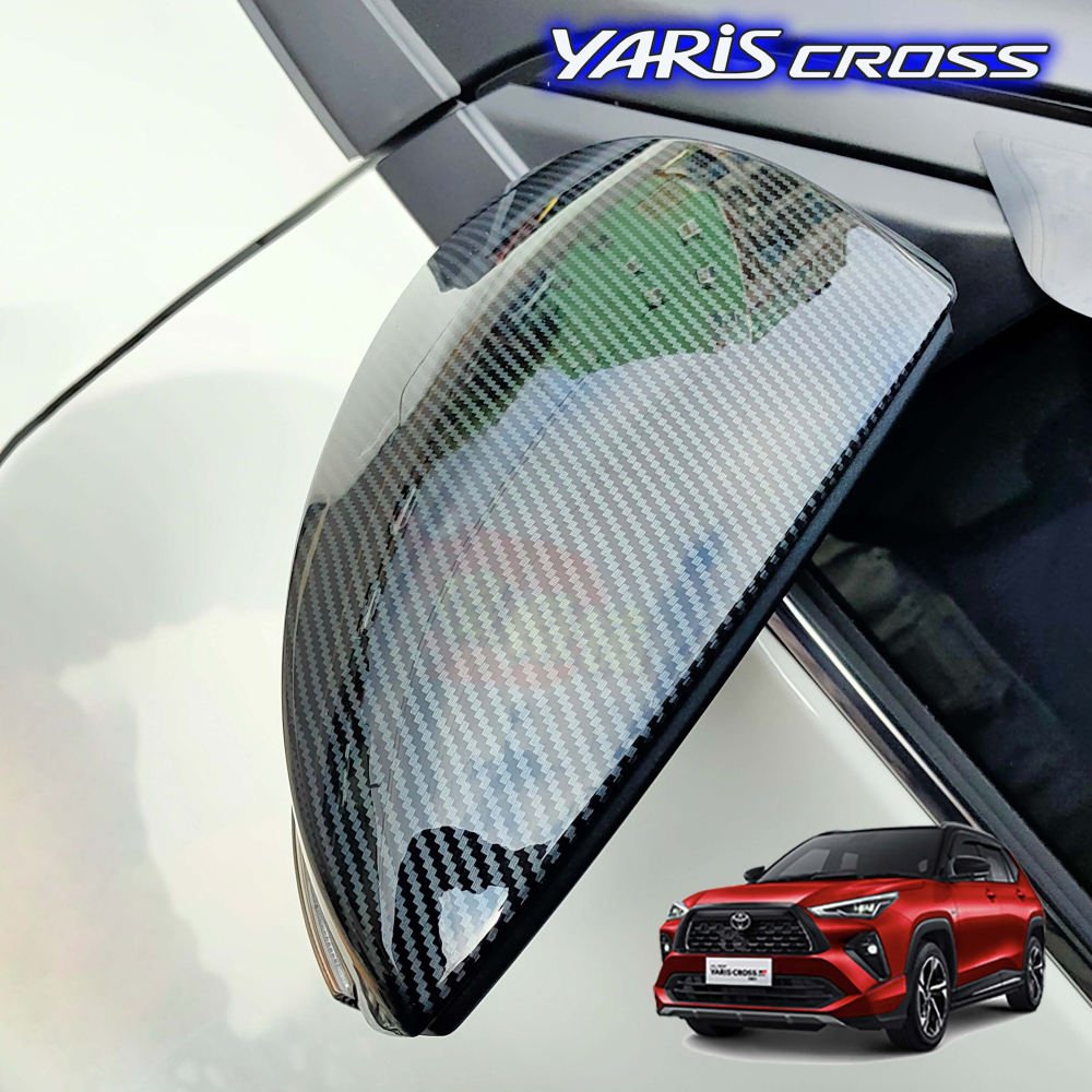 🚗傻蝦舖🚗適用 豐田 YARiS CROSS 後照鏡罩 後視鏡 後照鏡 ●台灣現貨● YARiS 改裝-細節圖4