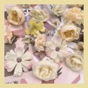 【同色系】已配色多款仿真花 絹布花 假花裝飾 痛包配件 現貨-規格圖3