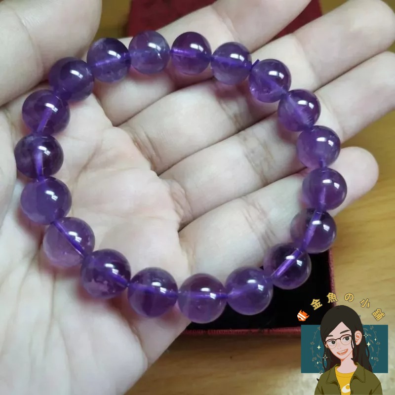 【🐠金魚の小舖】紫水晶手串 增強事業運 助招財運-細節圖2