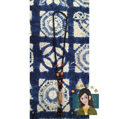 【🐠金魚の小舖】西藏九眼天珠🧿 可上手三圈 毛衣鍊-細節圖3