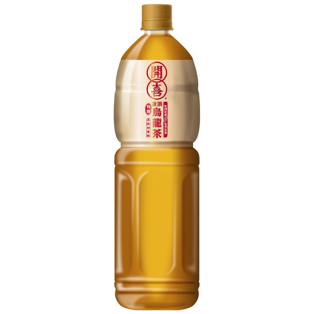 【德記洋行旗艦館】開喜 凍頂烏龍茶有糖款 1500mlX12瓶/箱-細節圖2