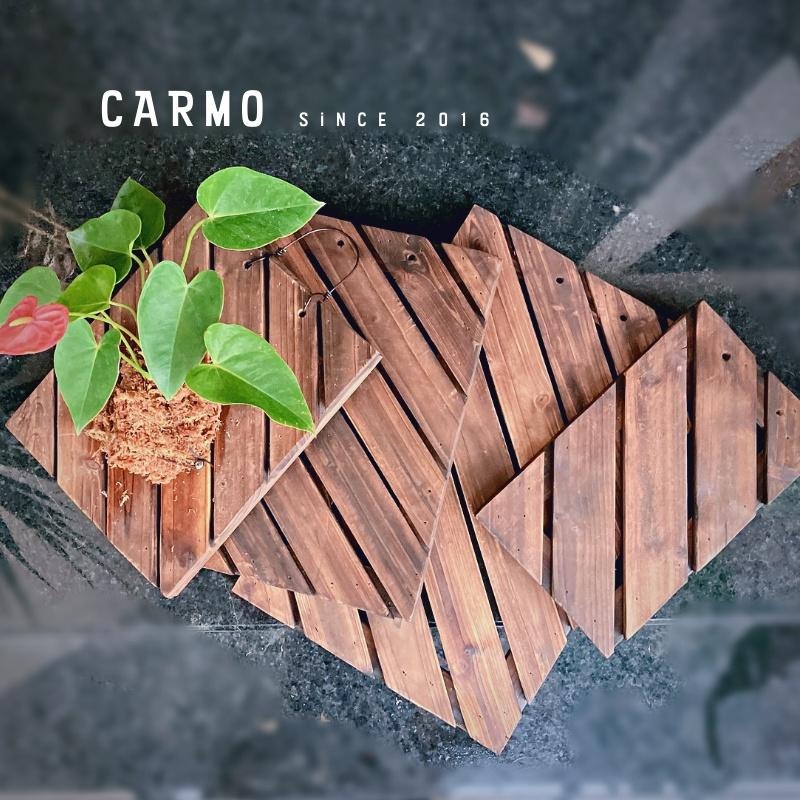 CARMO鹿角蕨上板  斜紋碳化板 碳化木板 鹿角蕨木板 碳化板-細節圖2