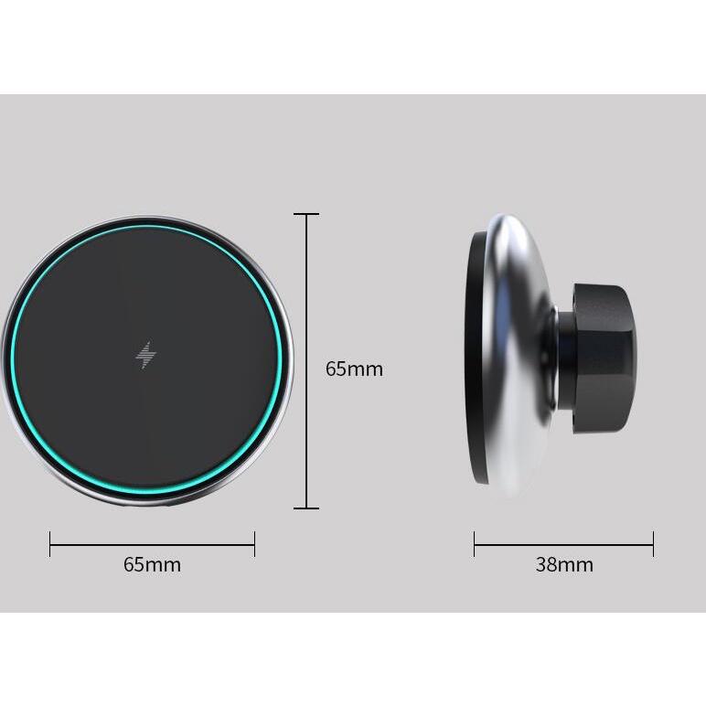 車用 Magsafe 15W磁吸無線充電 15w無線充 Magsafe支架 車載磁吸無線充 手機支架 出風口無線充電器-細節圖5