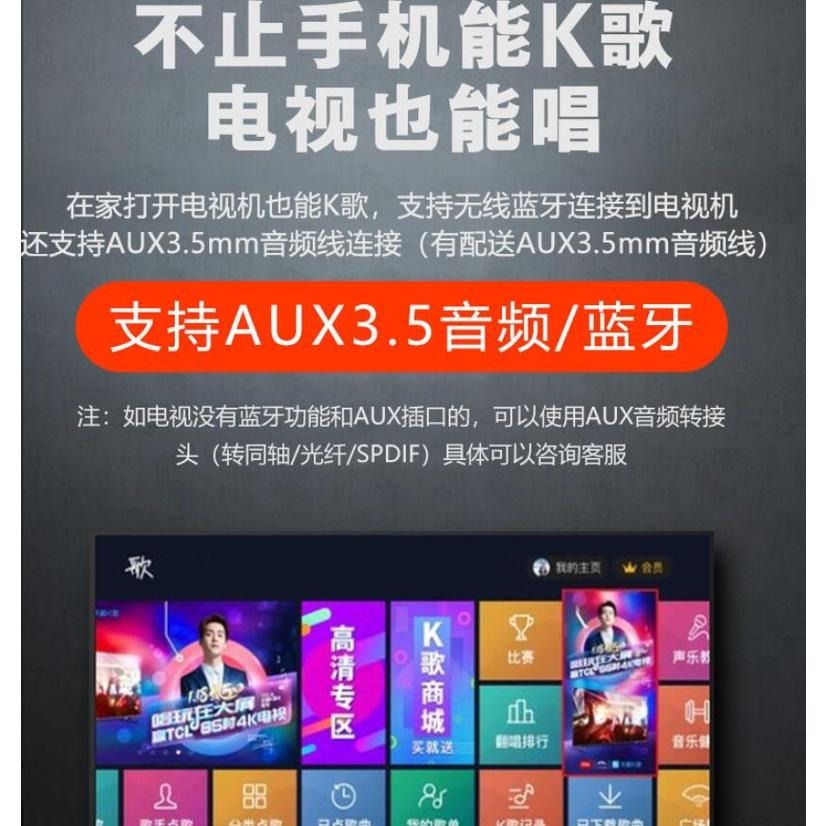 擴大機 喇叭 H450 響天雷 麥克風 音箱 K歌 大功率喇叭 60W 可外接 點歌機 點唱機 卡啦OK 可攜帶-細節圖5