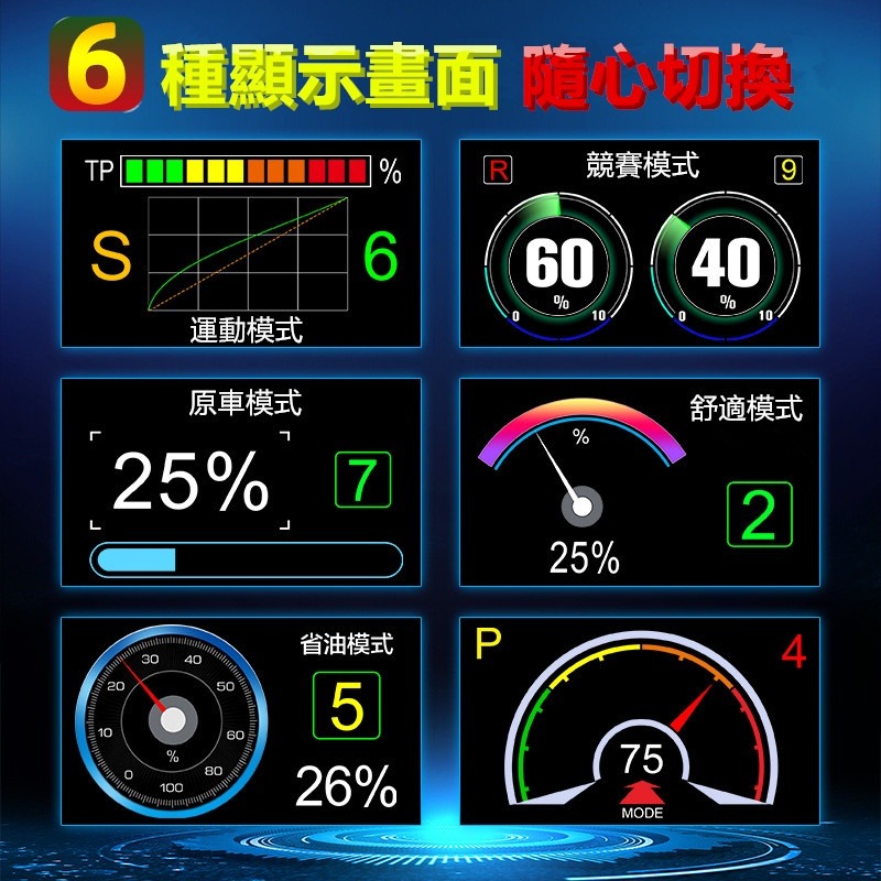 {買一送一}油門控制器 加速器 汽車油門控制器 油門優化器 提速器 升級款 清積碳 省油 提高動力 汽車防盜 多種模式-細節圖3