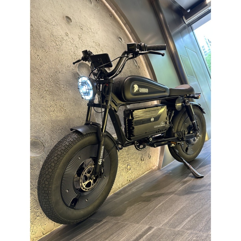 ｛現車試乘｝黑武士電動腳踏車 美式電動腳踏  電輔車 電動自行車 腳踏車 代步車 電動輔助腳踏車 代駕電動自行車 三段-細節圖5