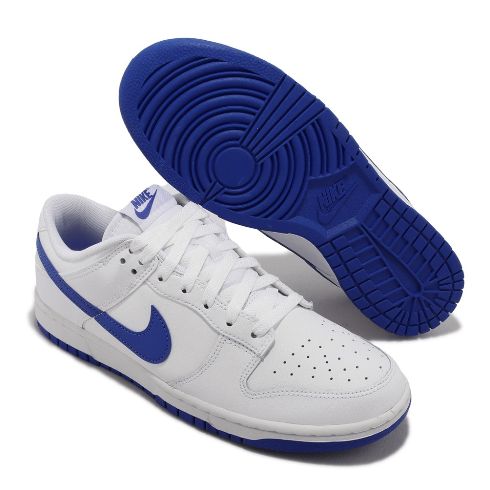 Nike Dunk Low White Hyper Royal 白 藍 男女鞋 休閒鞋 DV0831-104-細節圖4