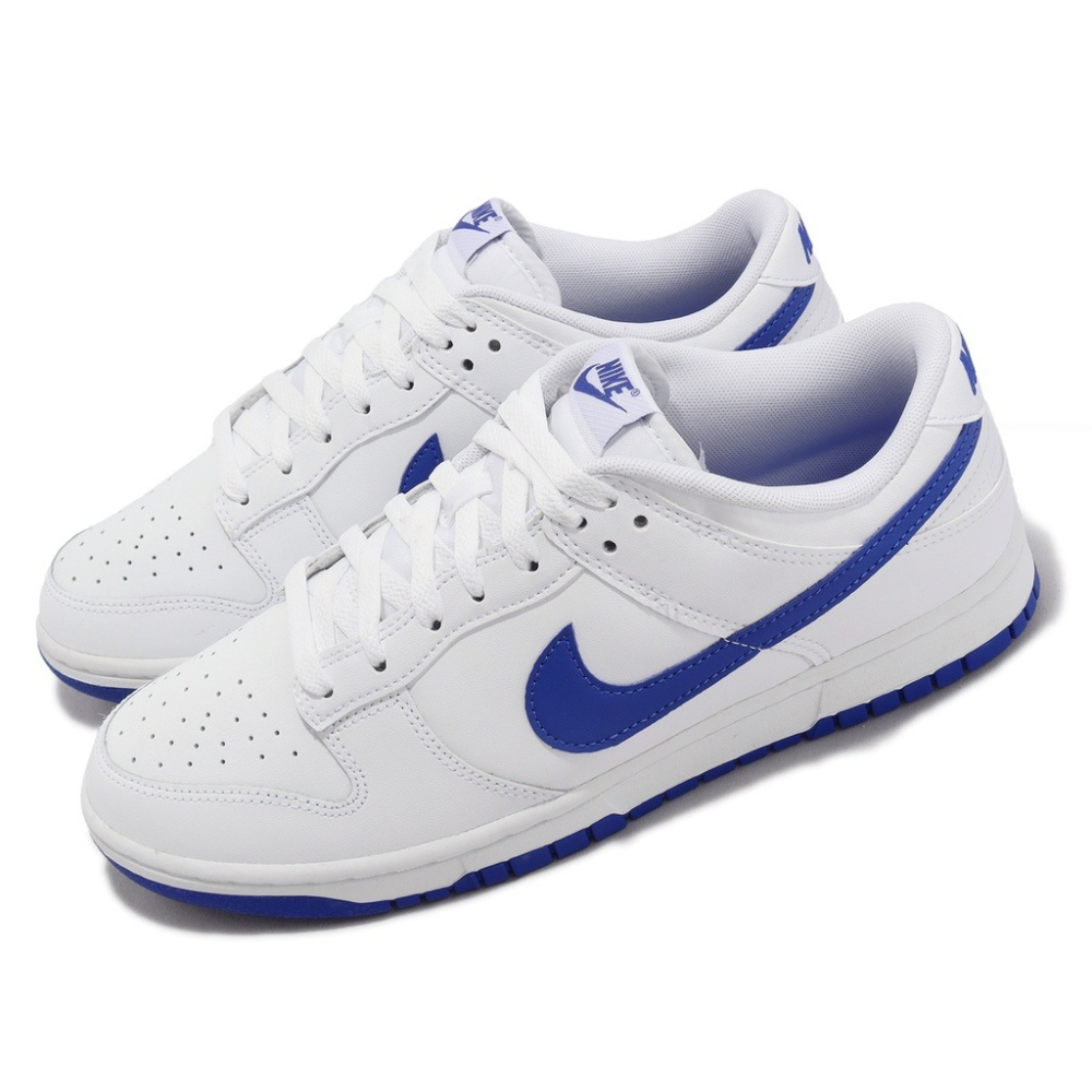 Nike Dunk Low White Hyper Royal 白 藍 男女鞋 休閒鞋 DV0831-104-細節圖6