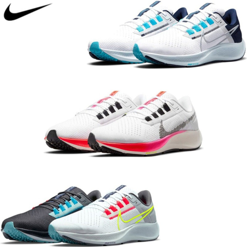 Nike 慢跑鞋 Zoom Pegasus 38 男鞋 女鞋 白粉 黑白 白藍 鴛鴦鞋 全黑 耐吉 小飛馬 氣墊 運運鞋