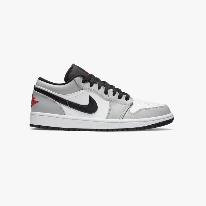 Air Jordan 1Low ＂Light Smoke Grey＂ 煙灰 男鞋 553558-030-細節圖3