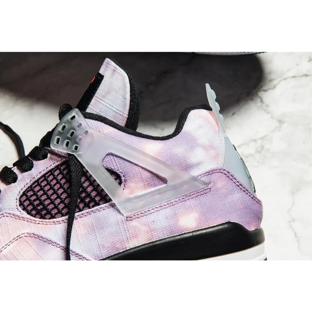 Air Jordan 4 休閒鞋 ＂ Amethyst Wave ＂ 紮染 星空 男款 DH7138-506-細節圖4