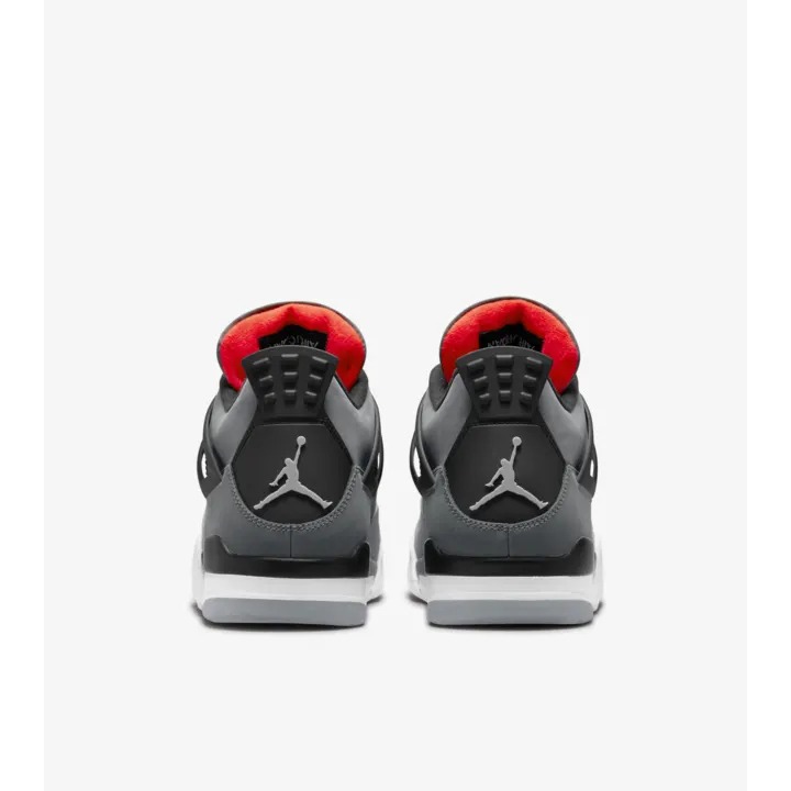 Air Jordan 4 休閒鞋 Infrared 紅外線 灰黑 紅 男款 DH6927-061-細節圖6