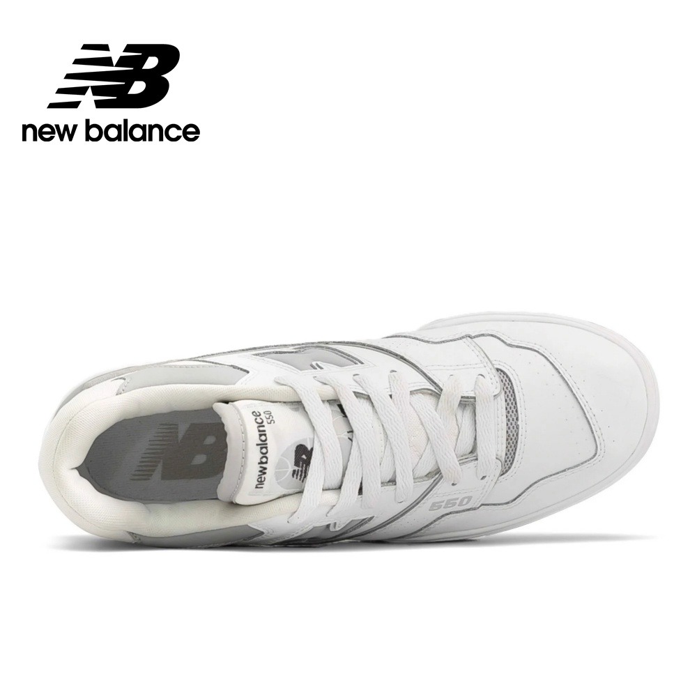 New Balance BBW550BB-B楦 550 減震防滑  低邦 復古籃球鞋 女款 灰白-細節圖4