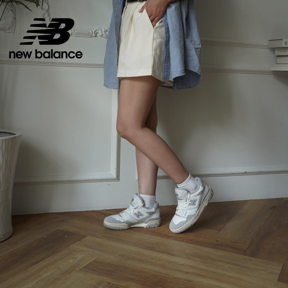 New Balance BB550NEA-D楦550 低邦復古籃球鞋男款白灰- Trendy shoes