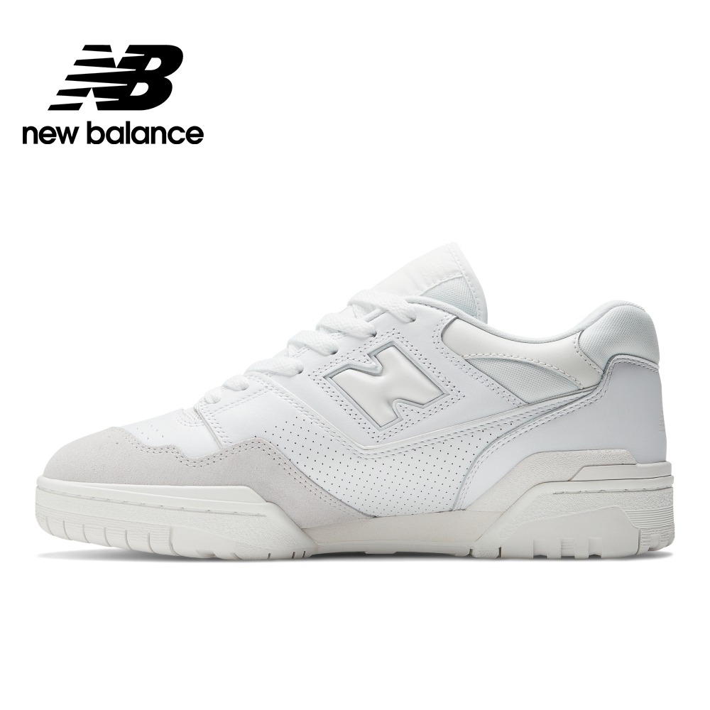 New Balance BB550LSA-D楦 550減震防滑 低邦 復古籃球鞋 男女同款 白色-細節圖3