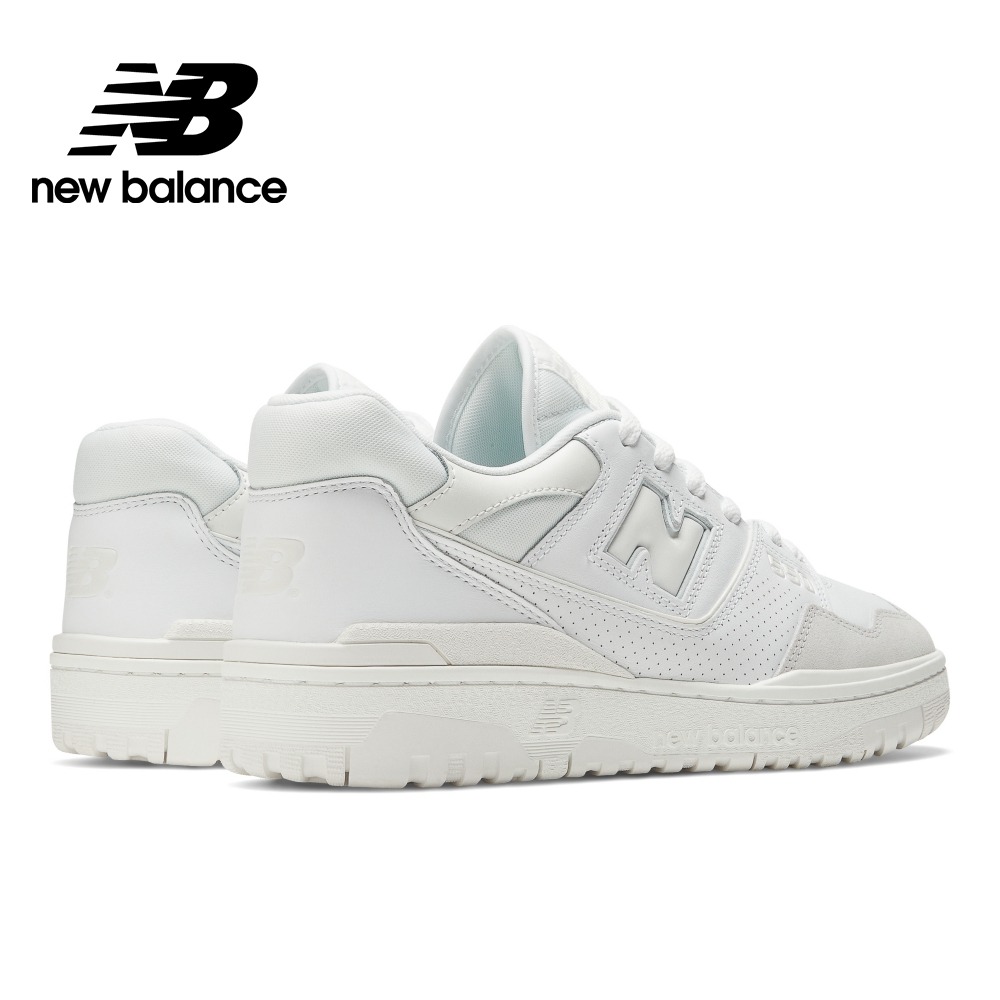 New Balance BB550LSA-D楦 550減震防滑 低邦 復古籃球鞋 男女同款 白色-細節圖4