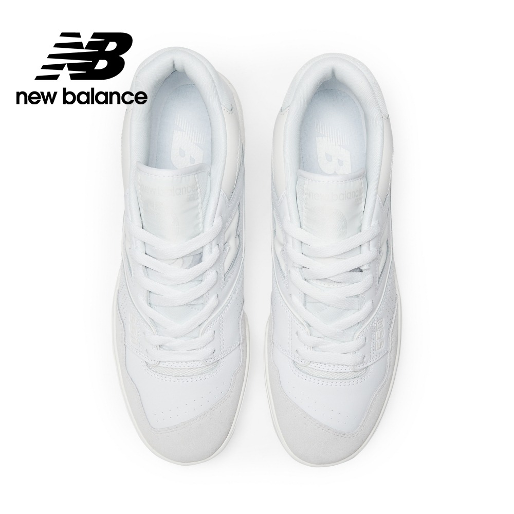 New Balance BB550LSA-D楦 550減震防滑 低邦 復古籃球鞋 男女同款 白色-細節圖5