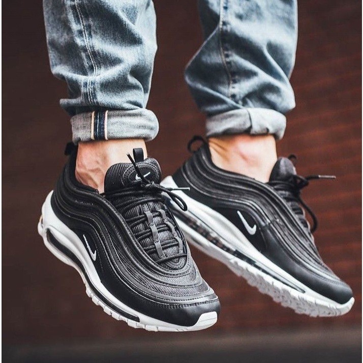 Nike Air Max 97 OG 黑色 黑白 黑彈 氣墊 3M 反光 情侶鞋 921826-001-細節圖9