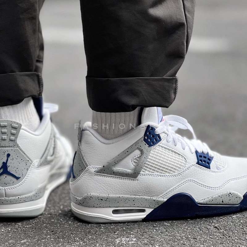 Air Jordan 4 Midnight午夜藍 DH6927-140/408452-140-細節圖5