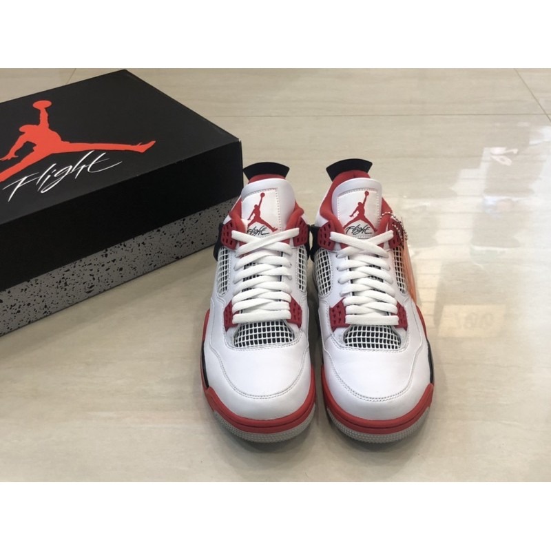 Air Jordan 4 Fire Red 火焰紅 白紅 DC7770-160 736515-細節圖2