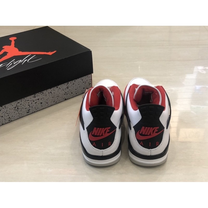 Air Jordan 4 Fire Red 火焰紅 白紅 DC7770-160 736515-細節圖3