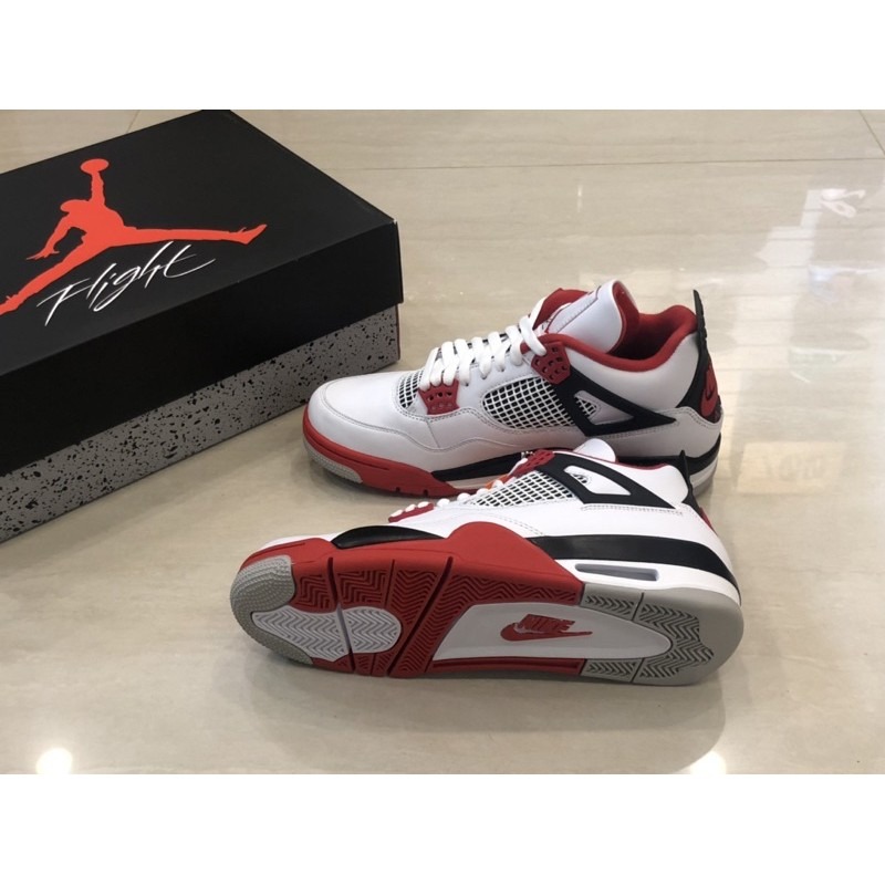 Air Jordan 4 Fire Red 火焰紅 白紅 DC7770-160 736515-細節圖4