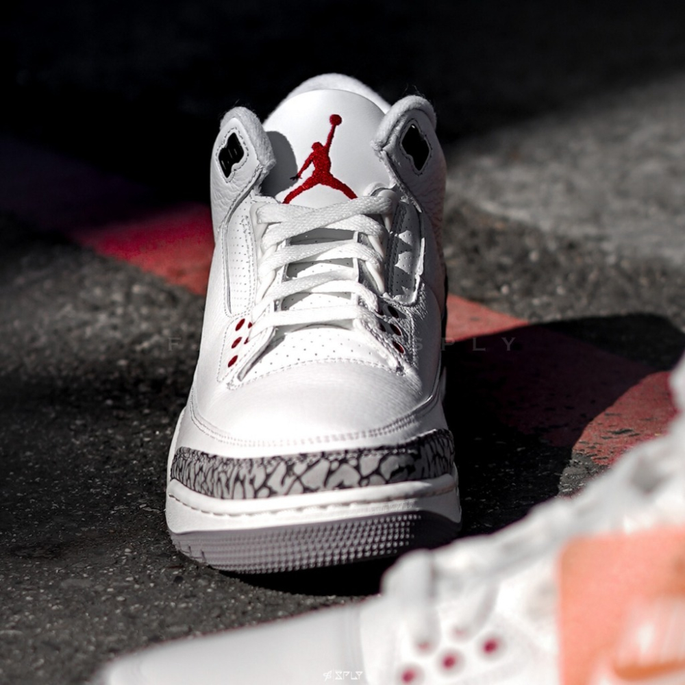 Air Jordan 3 白水泥 爆裂紋 DN3707-100 / 20375606528-細節圖5