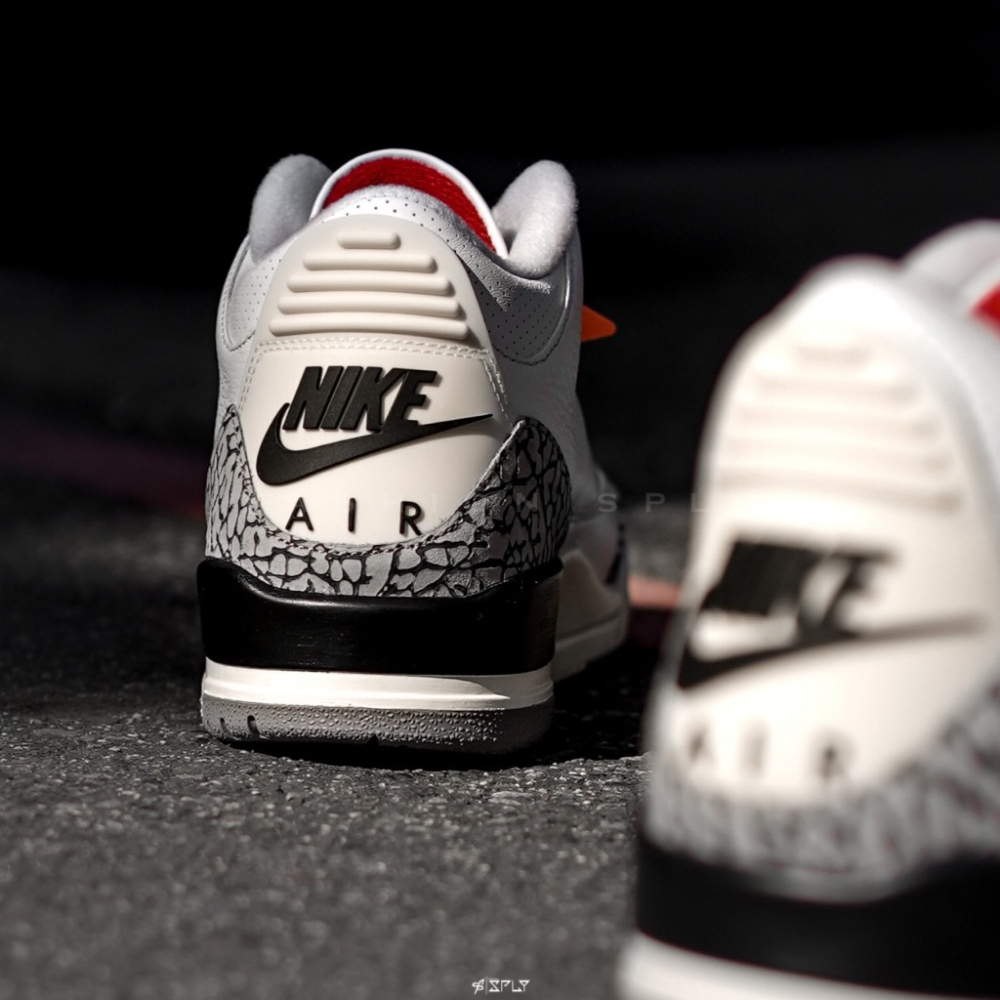 Air Jordan 3 白水泥 爆裂紋 DN3707-100 / 20375606528-細節圖6