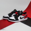 Nike Air Jordan 1 Low Black Toe 黑白紅 黑腳趾 553558-116-規格圖5