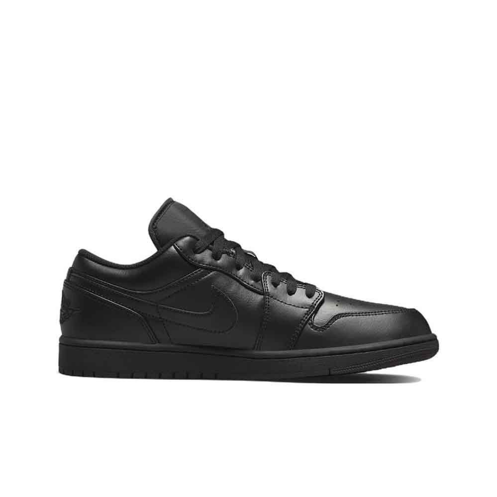 Nike Air Jordan 1 Low Triple Black 全黑 男女款 553558-093-細節圖2