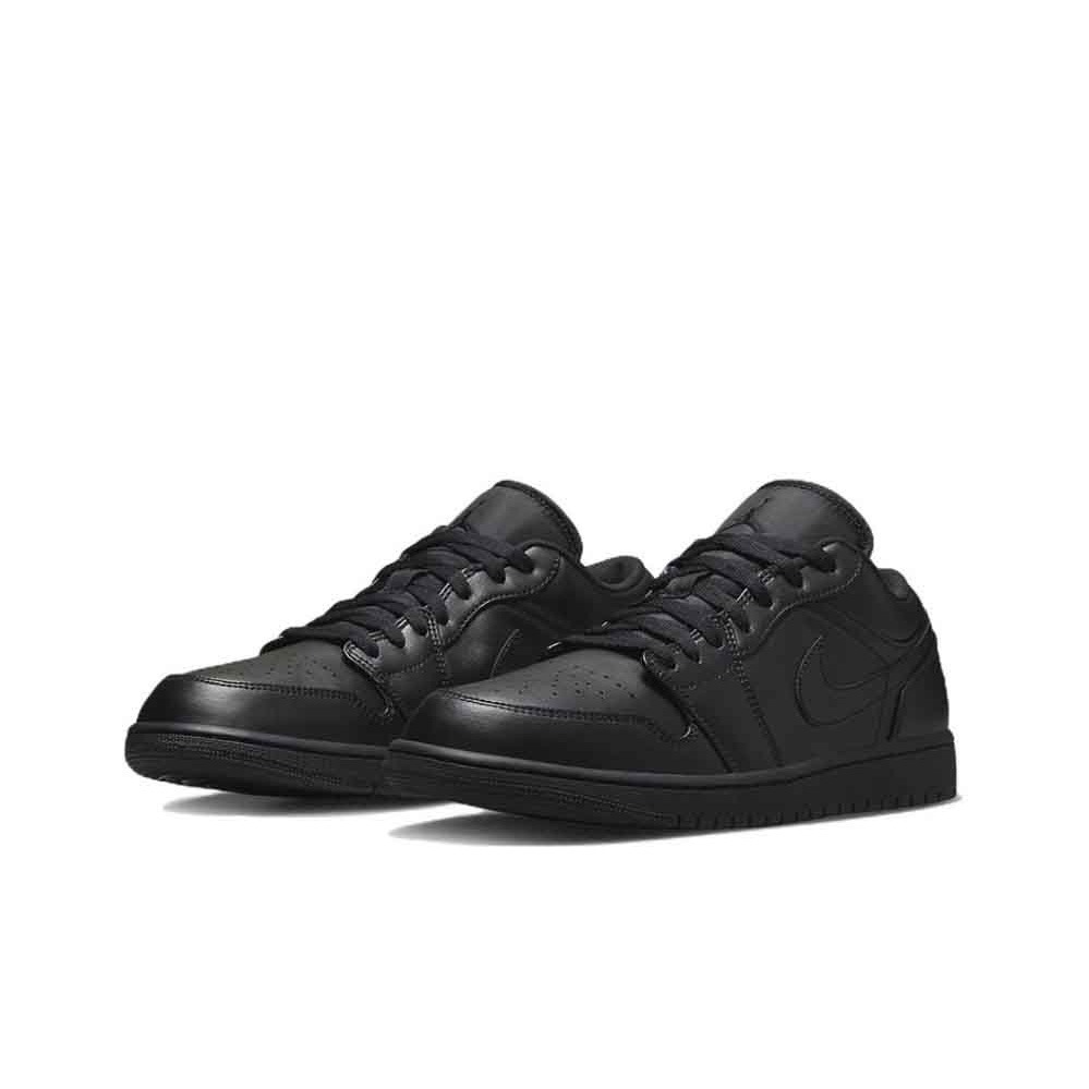 Nike Air Jordan 1 Low Triple Black 全黑 男女款 553558-093-細節圖4