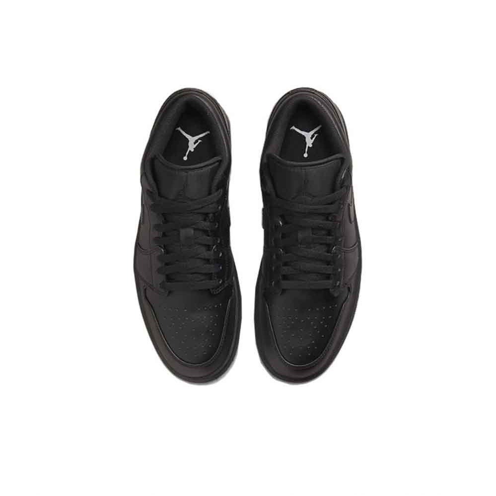 Nike Air Jordan 1 Low Triple Black 全黑 男女款 553558-093-細節圖5