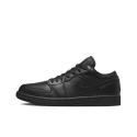 Nike Air Jordan 1 Low Triple Black 全黑 男女款 553558-093-規格圖7