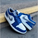 Air Jordan 1 Low True Blue 白藍 灰勾 籃球鞋 553558-412-規格圖6