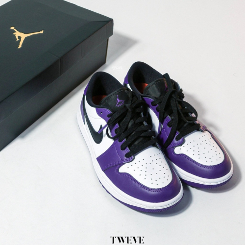 Nike Air Jordan 1 Low Golf 紫白 籃球鞋 DD9315-105