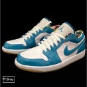 Nike Air Jordan 1 Low Barcelona 北卡藍 漆皮 DC6991-400-規格圖8