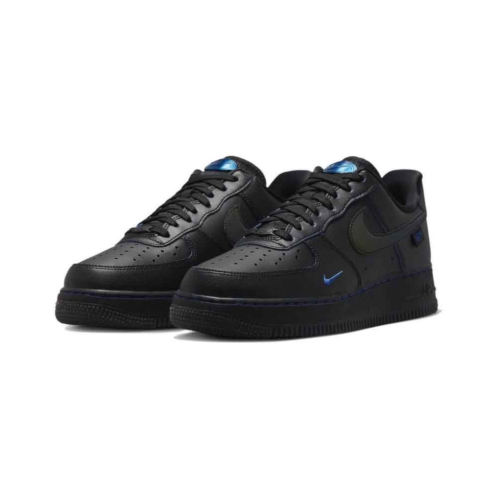 Nike Air Force 1 Low 黑 小藍勾 休閒鞋 FB1840-001-細節圖3